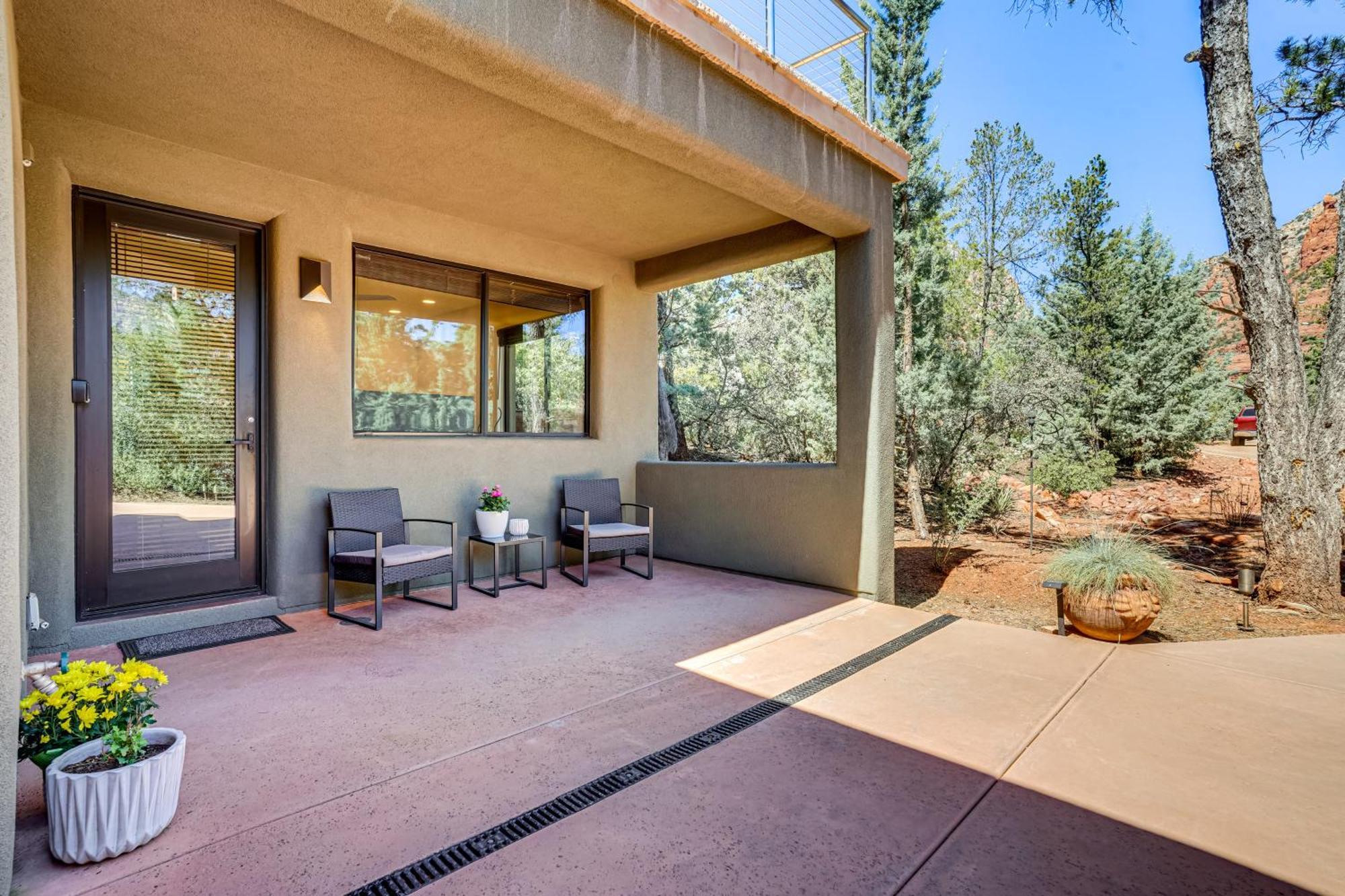 Sedona Couples Retreat With Patio Walk To Trails!公寓 外观 照片